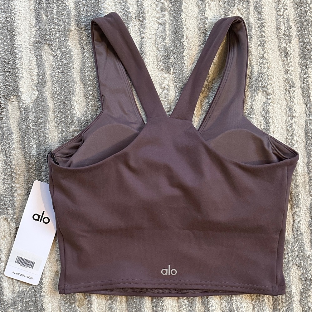 NWT ALO Yoga Airbrush Real Bra Tank- Size Small - Picture 2 of 6